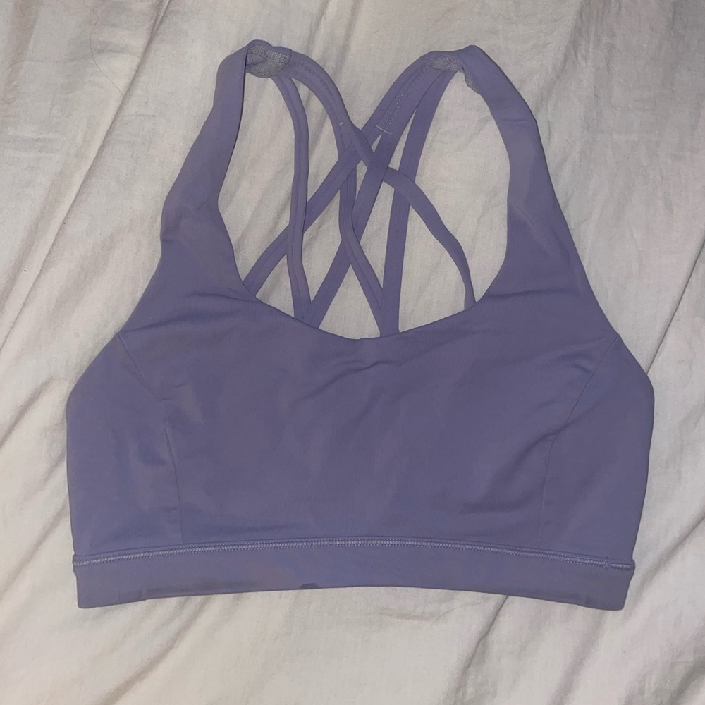 Purple lululemon sports bra